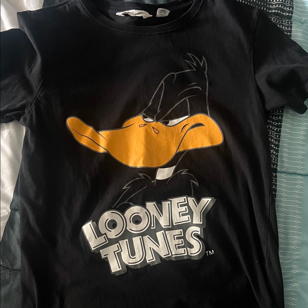 H&M Black Looney Tunes Tee